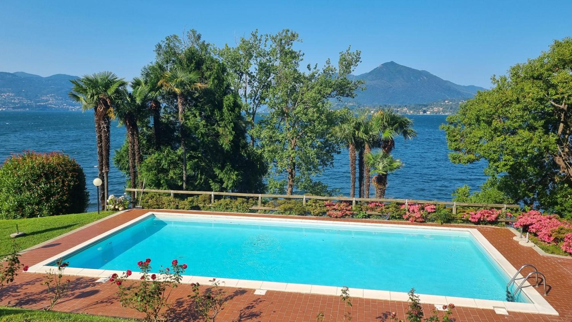 La Suite Dell'Artista Swimming Pool And Air Conditioning 斯特雷萨 外观 照片